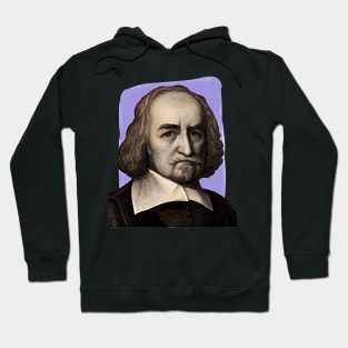 English Philosopher Thomas Hobbes illustration Hoodie